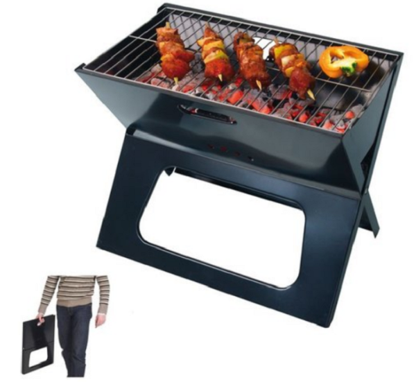 Swisscook Barbecue portable pliable - Acier à charbon
