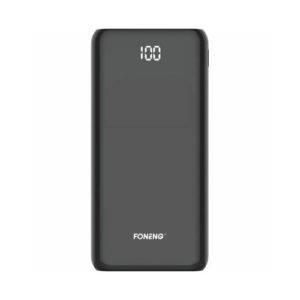 Foneng Power Bank -10000mAh -2 Ports USB 3A-NOIR-